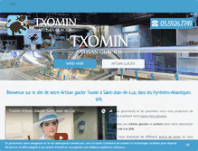 Tablet Screenshot of glacier-txomin.com